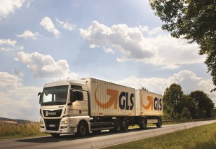 GLS long range double trailer truck 