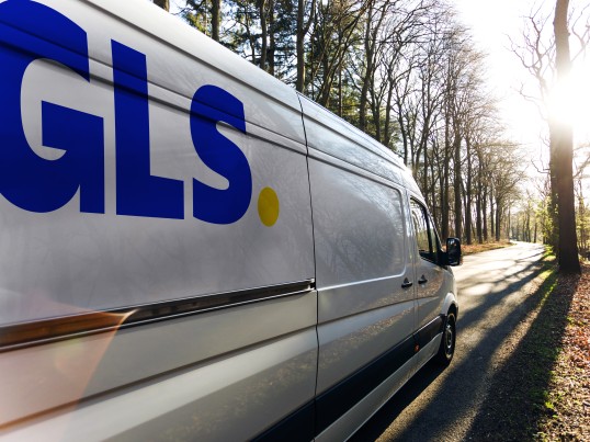 GLS Parcel van